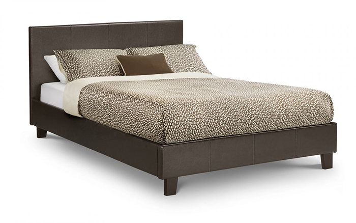 Cosmo Faux Leather Bed Single